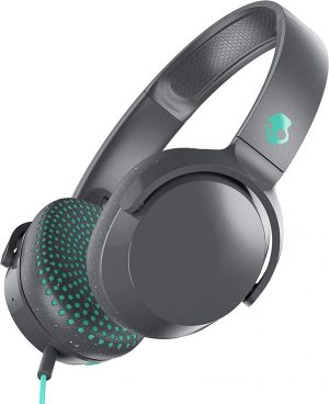 Наушники Skullcandy RIFF ON-EAR W/TAP TECH накладные Grey/Turquoise изображение №633870