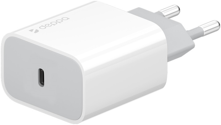 СЗУ Deppa USB Type-C, Power Delivery, 25Вт White изображение №650434