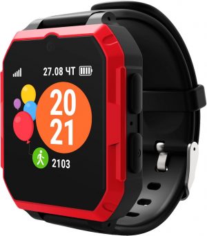 Детские часы Geozon G-Kids 4G Ultra Black/Red изображение №625494