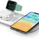 Беспроводное мультизарядное устройство Deppa 3 в 1: iPhone, Apple Watch, Airpods, 17,5 Вт White (24010) изображение №650836