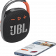 Портативная акустическая система JBL Clip 4 Black/Orange изображение №633976