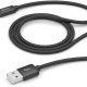 Дата-кабель Deppa USB A-Type C 1,2м нейлоновая оплетка Black изображение №650651