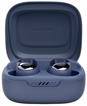 Беспроводные наушники JBL Live Free 2 Синие изображение №626518