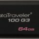 USB Flash Kingston 64Gb USB3.0 Data Traveler 100 Gen.3 (DT100G3/64GB) black изображение №649363