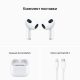 Беспроводные наушники Apple AirPods 3 White (MME73RU/A) изображение №633450