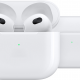 Беспроводные наушники Apple AirPods 3 (MME73) изображение №629182