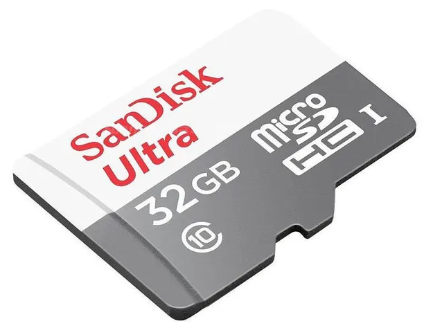 Карта памяти MicroSDHC SanDisk Ultra 32 GB Class 10 UHS-1 Черно-белая (SDSQUNR-032G-GN3MN) изображение №649092