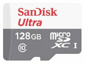 Карта памяти MicroSDXC SanDisk Ultra 128 GB Class 10 UHS-1 Черно-белая (SDSQUNR-128G-GN6MN) изображение №649094