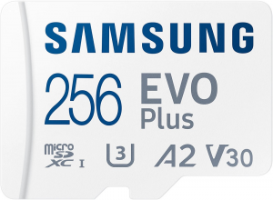 Карта памяти MicroSDXC Samsung EVO V6 256Gb Class10 с адаптером Белая (MB-MC256KA/CN) изображение №649109