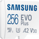 Карта памяти MicroSDXC Samsung EVO V6 256Gb Class10 с адаптером Белая (MB-MC256KA/CN) изображение №649111