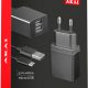 СЗУ Akai CH-6A05 2USB + дата-кабель microUSB 2.1A Black изображение №650205