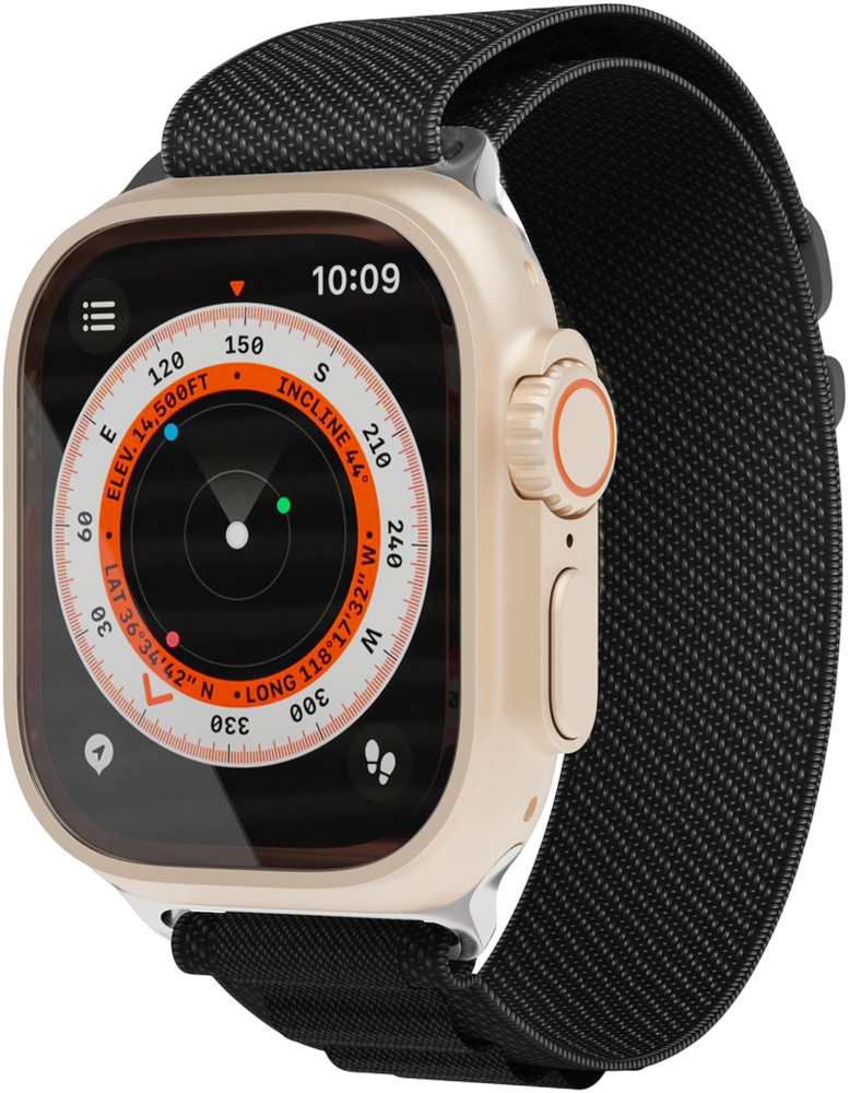 Ремешок для умных часов VLP Extreme Band для Apple Watch 42|44|45|49mm Черный изображение №625084