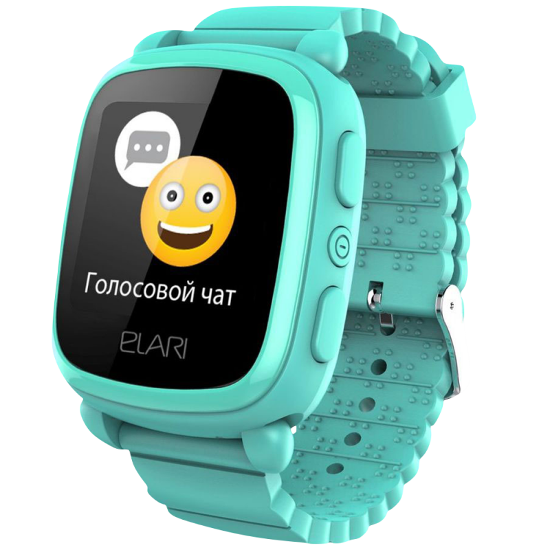 Детские часы Elari KidPhone 2 с GPS трекером Green изображение №625862