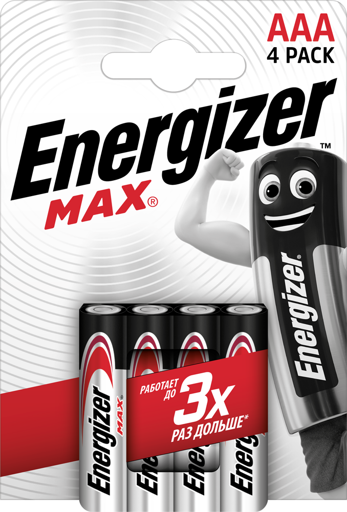 Батарея Energizer AAA Max E300157304 4 шт изображение №649523