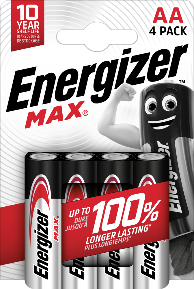 Батарея Energizer AA Max E300157104 4 шт изображение №649522