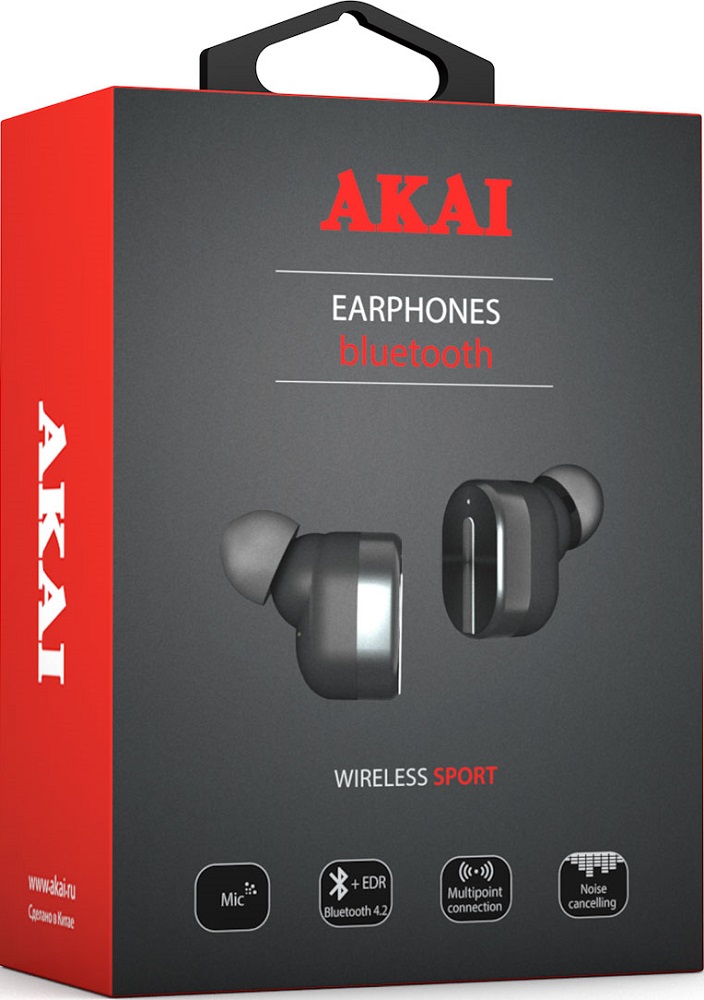 Беспроводные наушники Akai TWS HD-221 Black изображение №636542