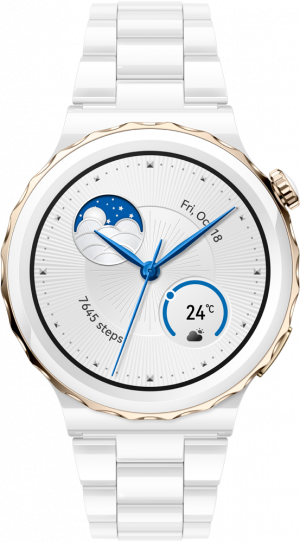 Часы HUAWEI Watch GT 3 Pro керамический ремешок Белые (Frg-B19T) изображение №625274